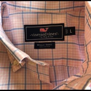 Men’s Vineyard Vines Button Down Shirt, Pink/Blue